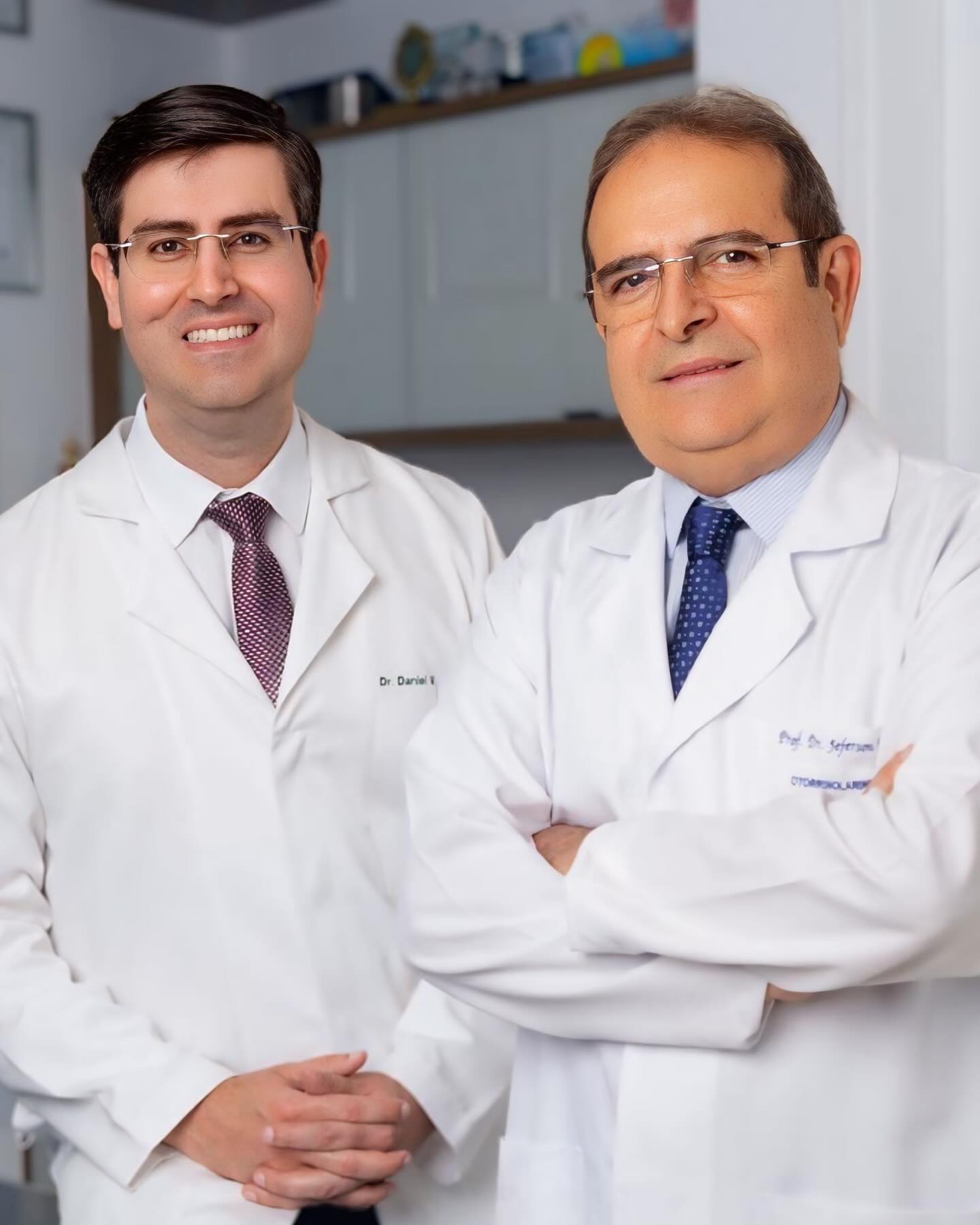 Prof. Dr. Jeferson d'Ávila e Dr. Daniel d'Ávila, da Otocenter